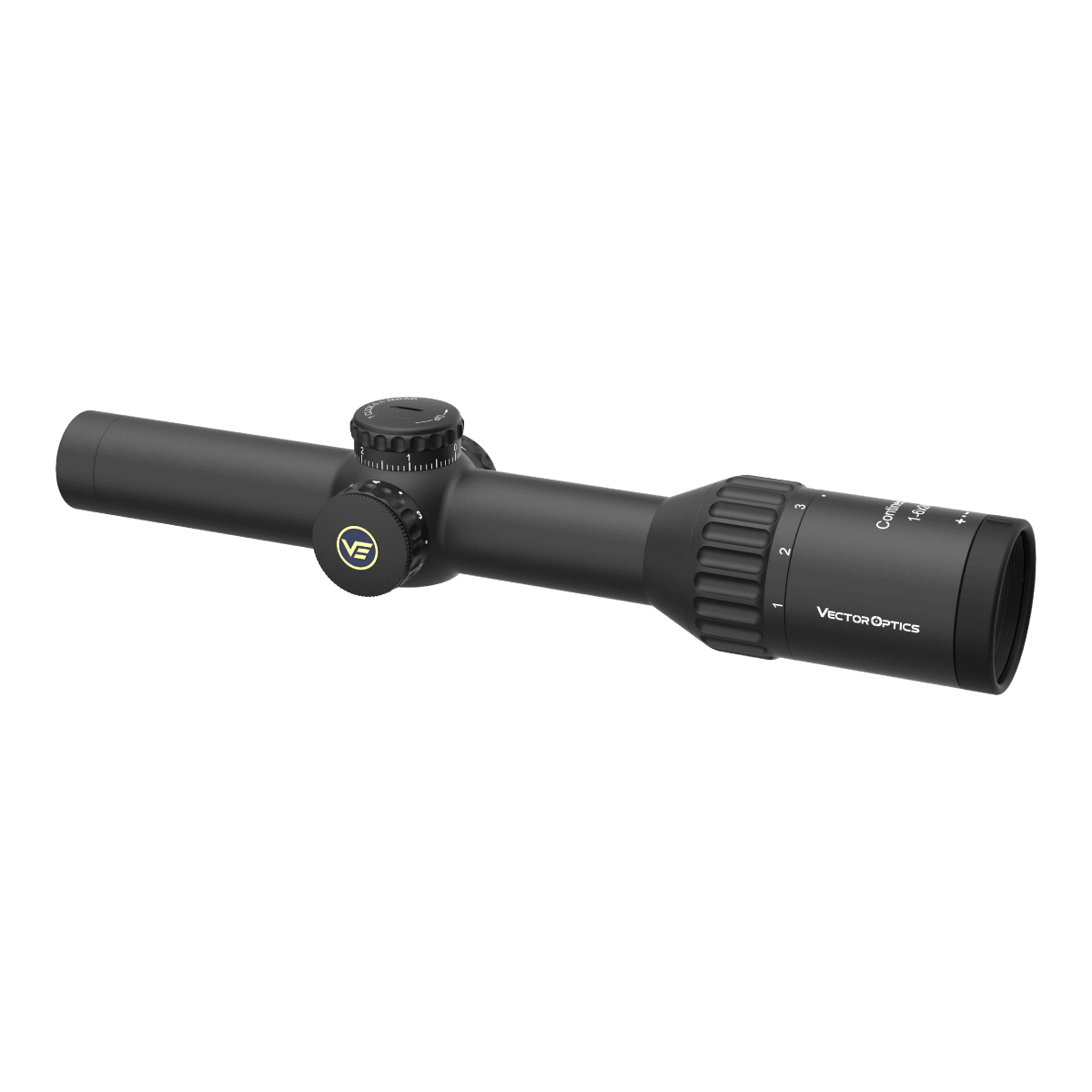 Mira telescópica táctica Continental 1-6x24i de fibra óptica para rifle LPVO