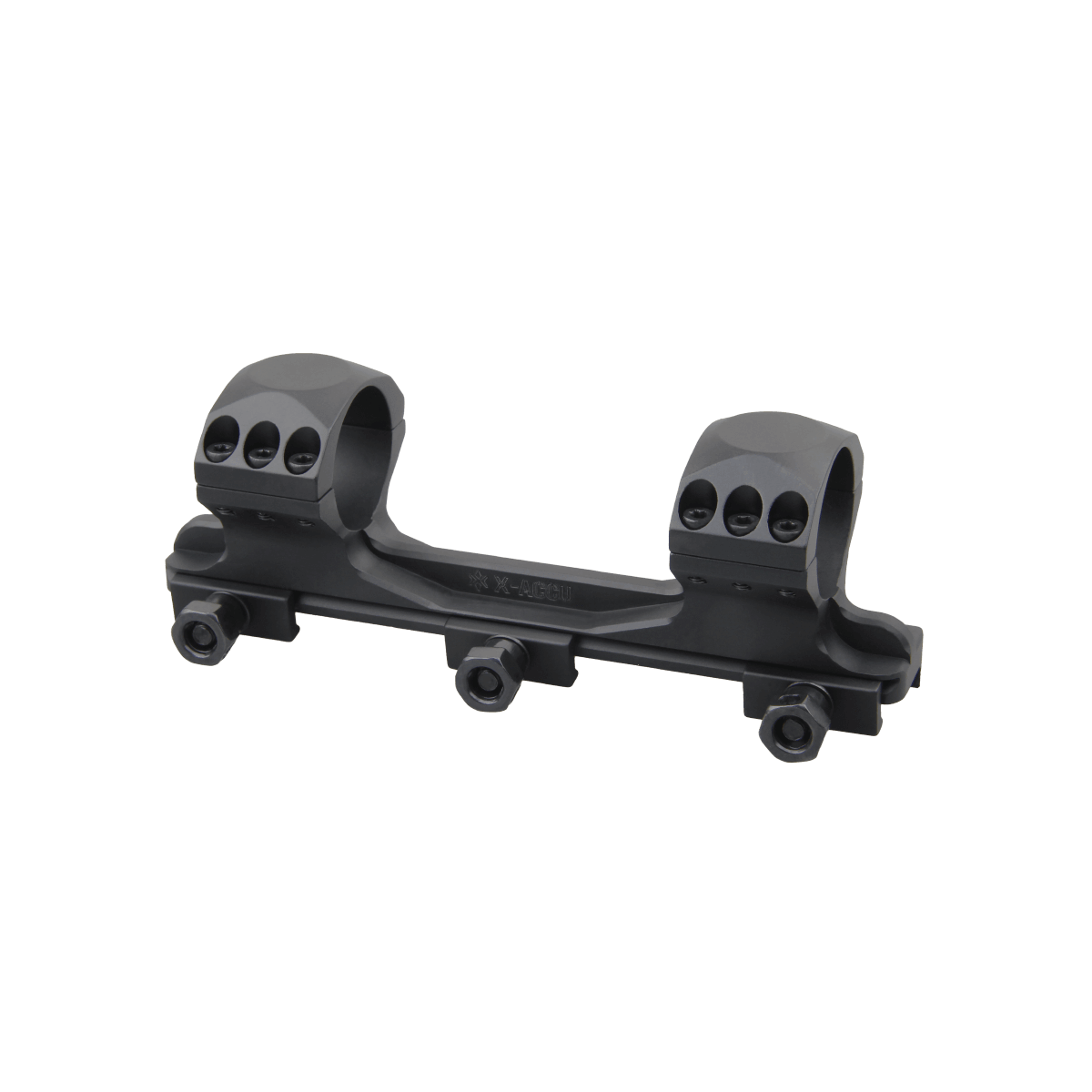 Montura Picatinny de Una Pieza X-ACCU de 30mm 1.2" Perfil Medio 0MOA