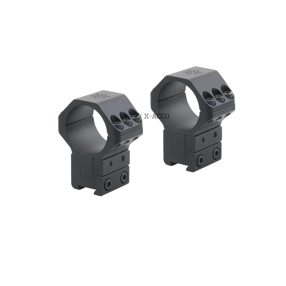 Anillos Dovetail de Elevación Ajustable X-ACCU de 30mm