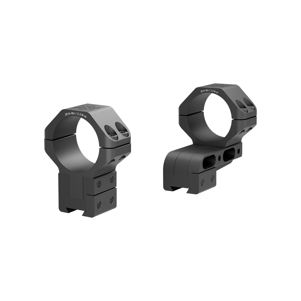 Anillos Cantilever Ajustables Dovetail de 30mm