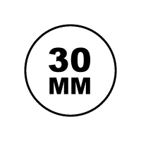 Tamaño de Tubo de 30mm