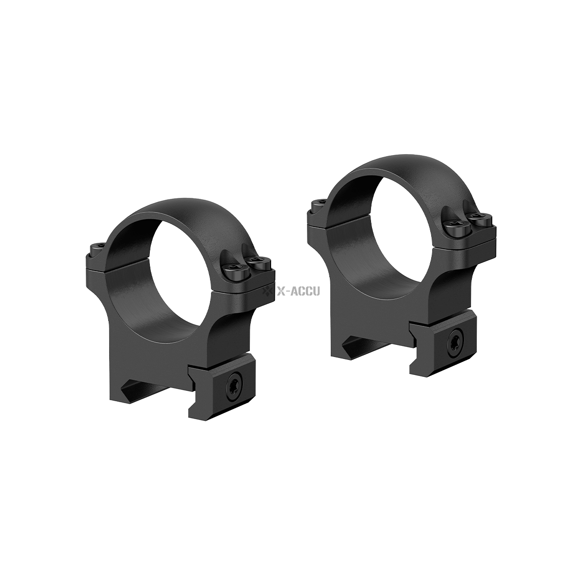 Anillas de Visor Weaver de Acero 30mm 1in Perfil Bajo
