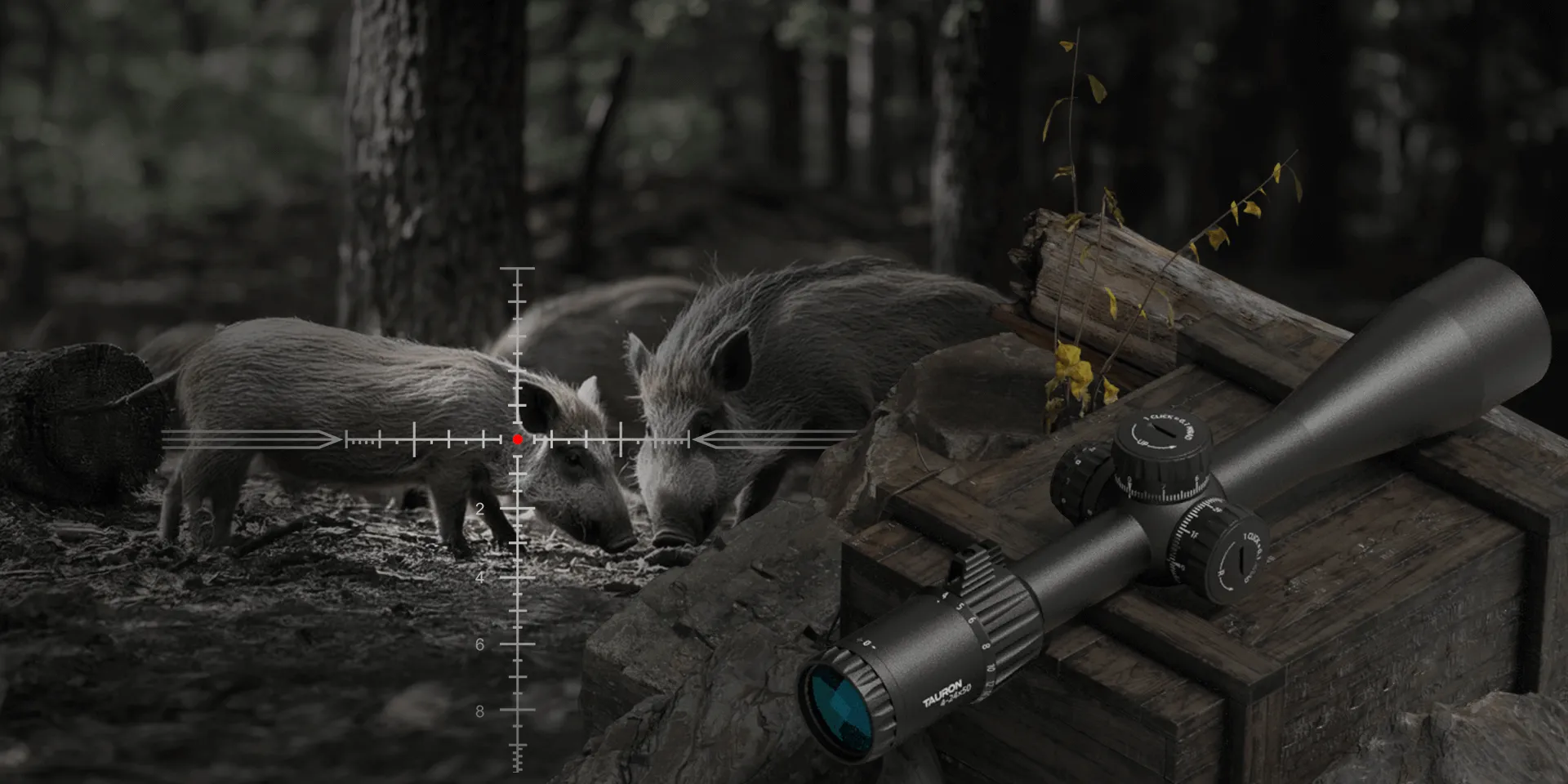 Tauron 4-24x50 First Focal Plane Rifle Scope